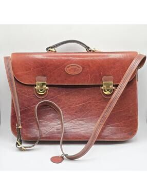 Oroton Leather Messenger Bag